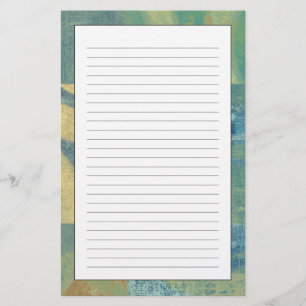 Multicolored Circles & Panels Stationery