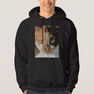 Multicolored Colourful Calico Cat Photograph Portr Hoodie