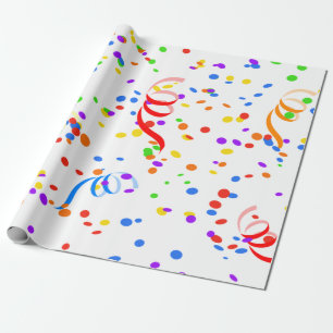 Multicolored Confetti Wrapping Paper