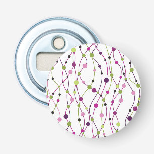 Multicolored dot background bottle opener