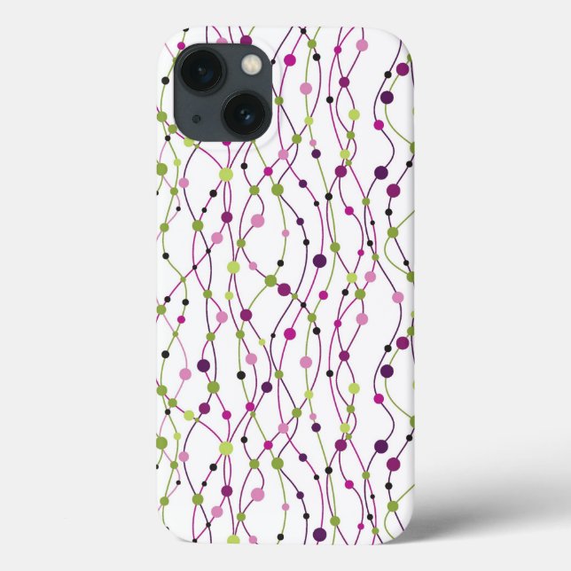 Multicolored dot background Case-Mate iPhone case (Back)