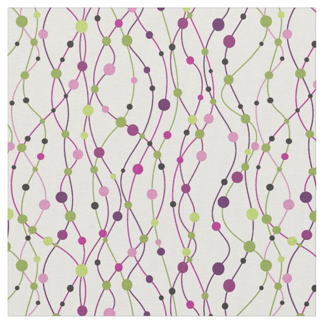 Multicolored dot background fabric (Close Up)