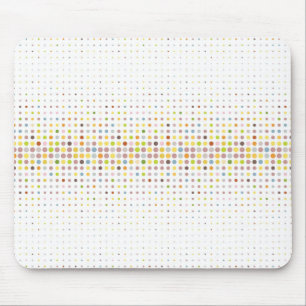 Multicolored dot background mouse mat