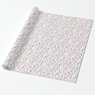Multicolored dot background wrapping paper