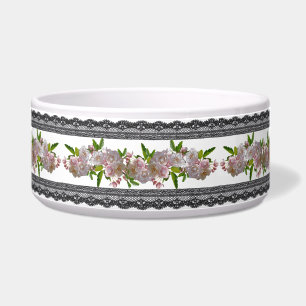 Multicolored Faux Floral Lace Trinket Bowl