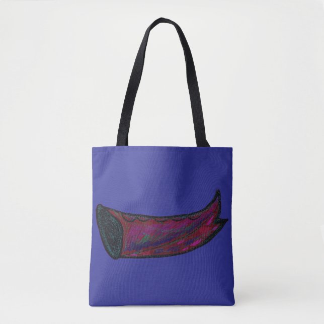 Multicolored Fishtail  Tote Bag (Front)