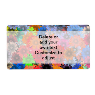 Multicolored floral pattern