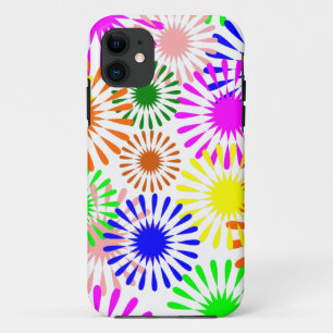 Multicolored Flowers iPhone 11 Case