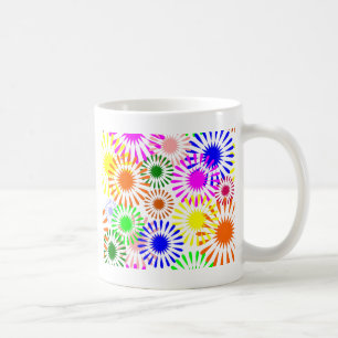 Multicolored Flowers Coffee Mug