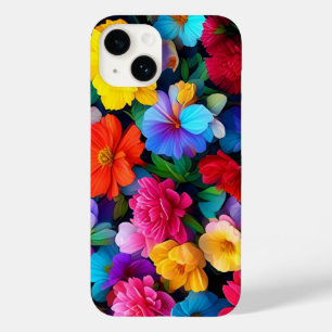 Multicolored Flowers Pattern-75647 Case-Mate iPhone 14 Case