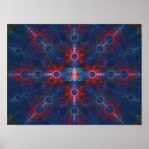 Multicolored Fractal Wall Art