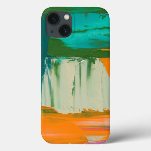 Multicolored Free Expression Painting iPhone 13 Case