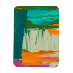Multicolored Free Expression Painting Magnet