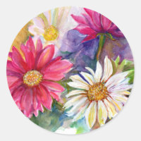 Multicolored Gerbera Daisies