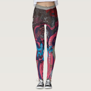 Multicolored Graffiti Leggings
