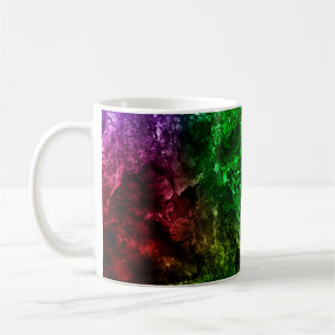 Multicolored marble in natural pattern,  The mix o Coffee Mug
