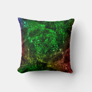 Multicolored marble in natural pattern, The mix o Cushion