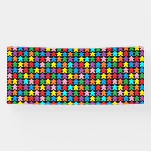 Multicolored Meeples Banner