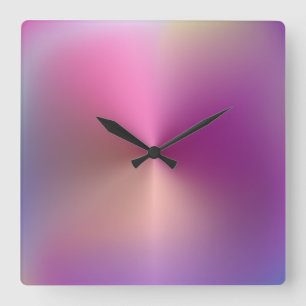 Multicolored Metallic Style Acrylic Wall Clock