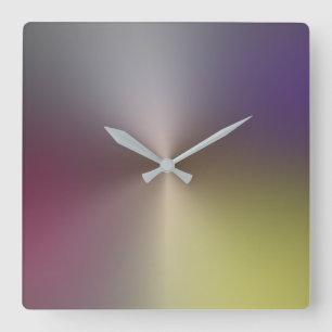 Multicolored Metallic Style Acrylic Wall Clock