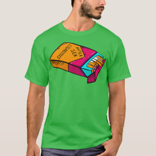 multicolored open pack of cigarettes T-Shirt
