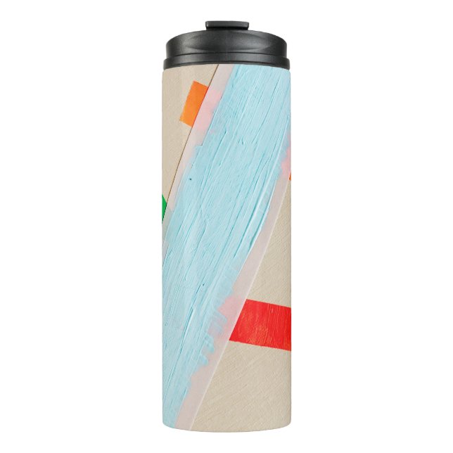 Multicolored paints thermal tumbler (Front)