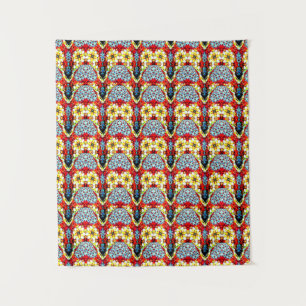 multicolored palettes tapestry
