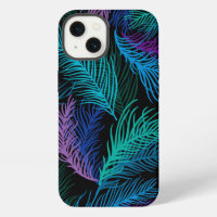 Multicolored Palm Leaves