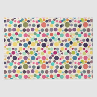 Multicolored Polka Dots Tissue Paper