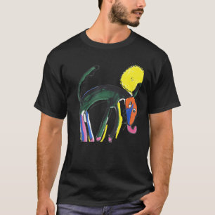 Multicolored puppy silly dog T-Shirt