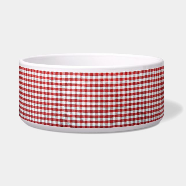 Multicolored Red & White Tablecloth effect (Front)