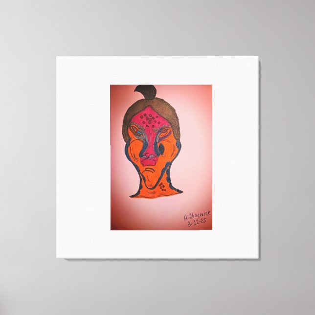 Multicolored Science Fiction  Canvas Print (Front)