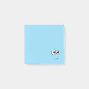 Multicolored smiley face post-it notes