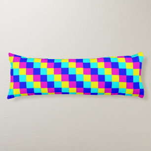 Multicolored Squares 4 Body Cushion