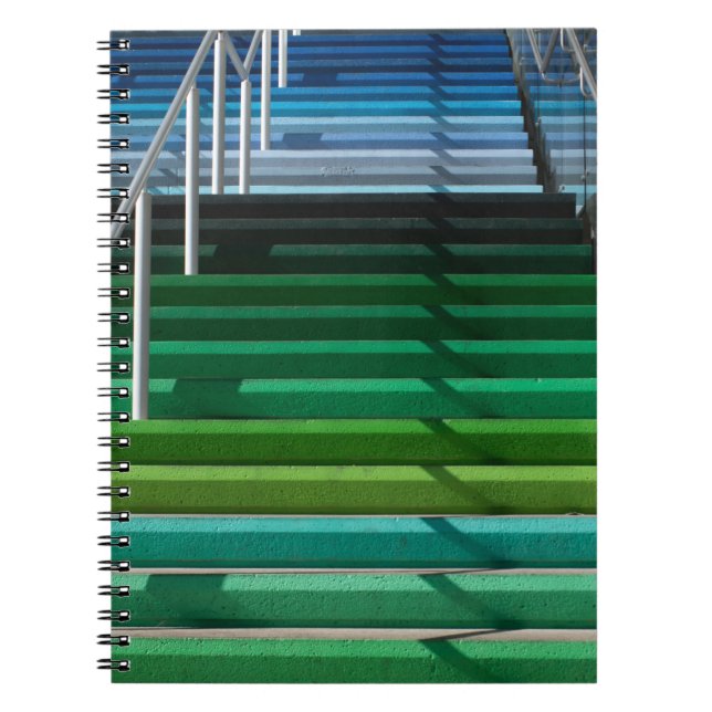 Multicolored stairs notebook (Front)
