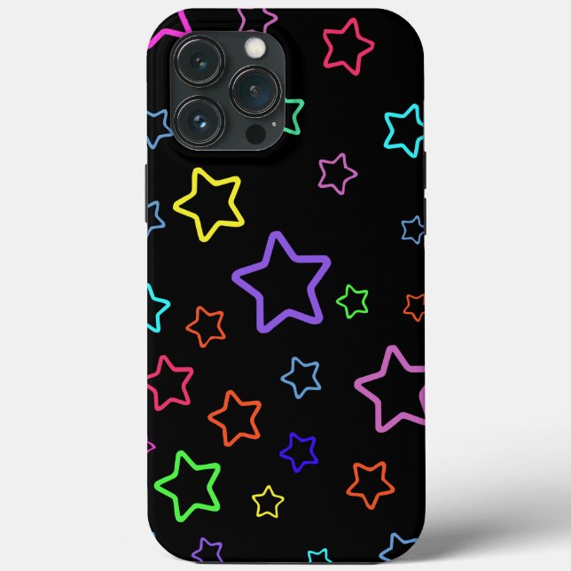 Multicolored Starry Night Case-Mate iPhone Case (Back)