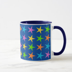 Multicolored Stars Mug