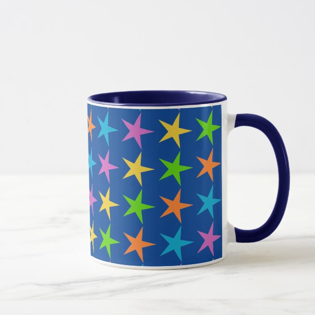 Multicolored Stars Mug (Right)