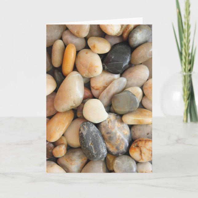 Multicolored stones card (Front)