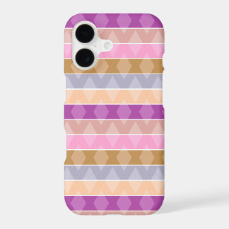 Multicolored striped geometric retro pattern
