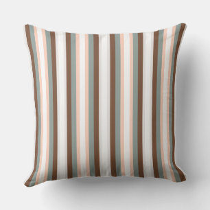 Multicolored Striped Pattern Cushion