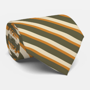 Multicolored Striped Pattern Tie