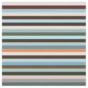 Multicolored Stripes Fabric