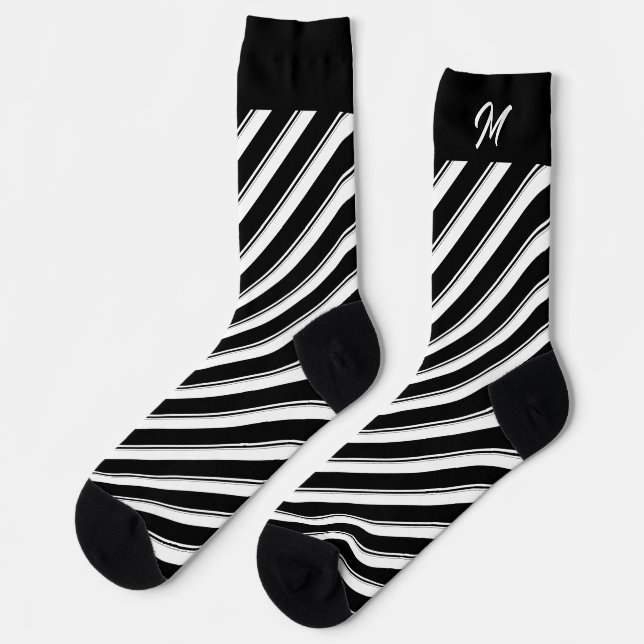 Multicolored Stripes Socks (Left)