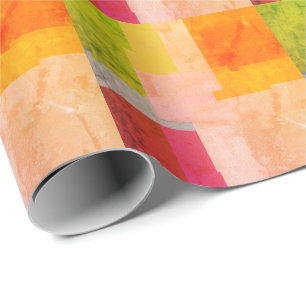  Multicolored Stripes  Wrapping Paper