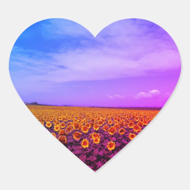 Multicolored Sunflower Stickers (Front)