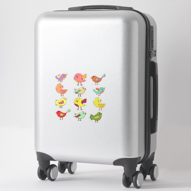 Multicolored Sweet Songbirds Thunder_Cove (Suitcase)