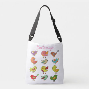 Multicolored Sweet Songbirds Thunder_Cove Crossbody Bag