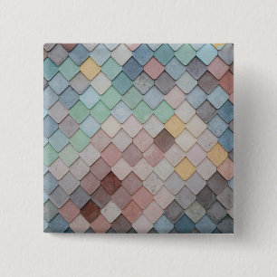 Multicolored Tiles 15 Cm Square Badge