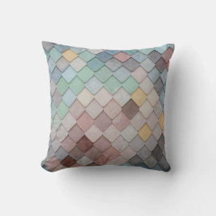Multicolored Tiles Cushion